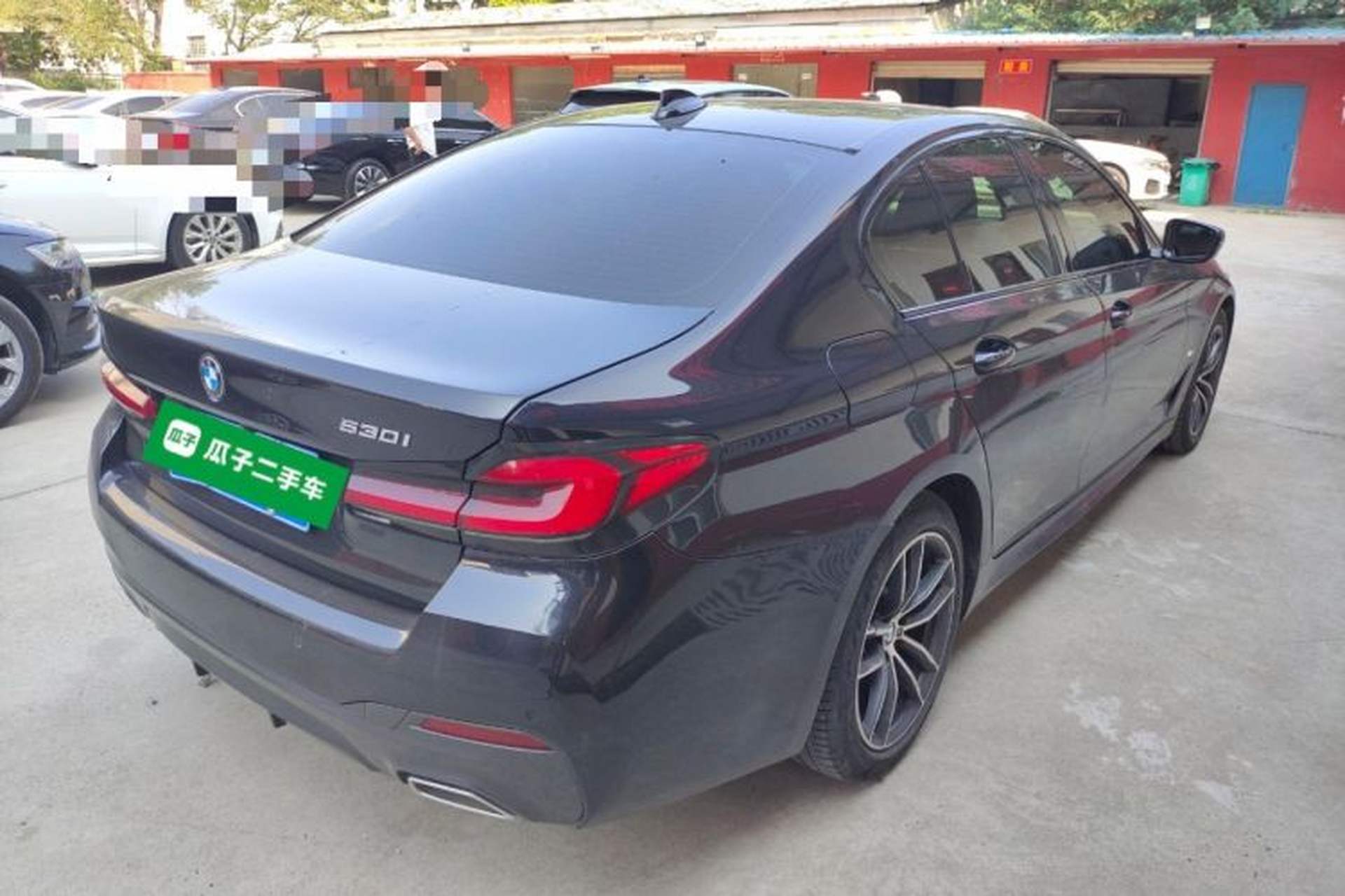 Used BMW 5 Series 2022 525i M Sport Package Rear Right 45 Deg