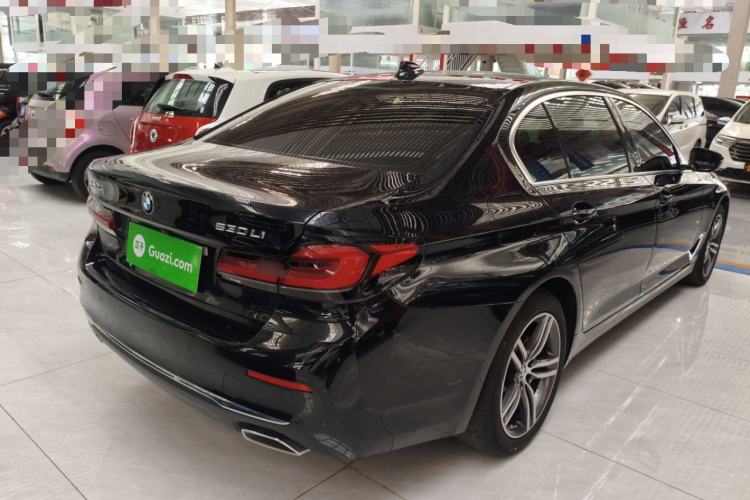 Used BMW 5 Series 2022 Updated 530Li Leading Edition Luxury Package Rear Right 45 Deg