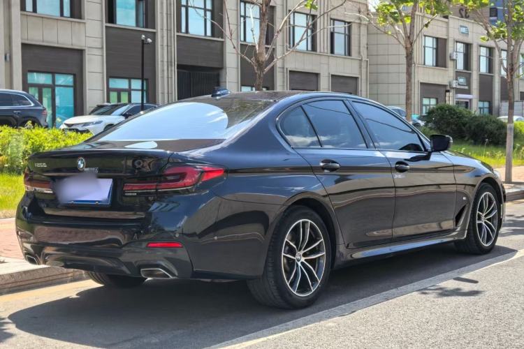 Used BMW 5 Series 2022 Second Facelift 525i M Sport Package Rear Right 45 Deg