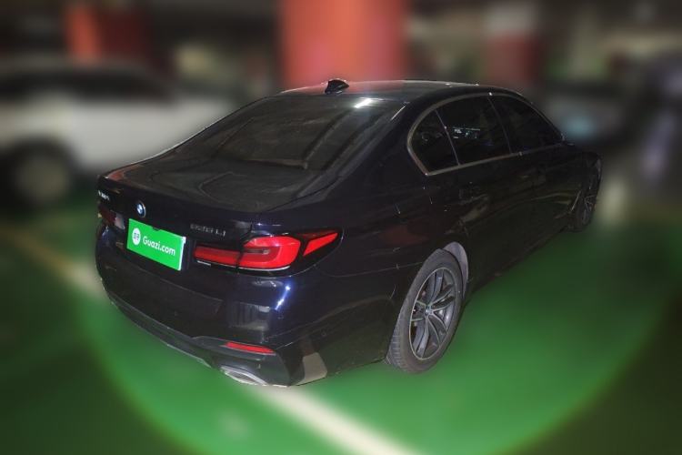 Used BMW 5 Series 2022 Second Facelift 525Li M Sport Package Rear Right 45 Deg