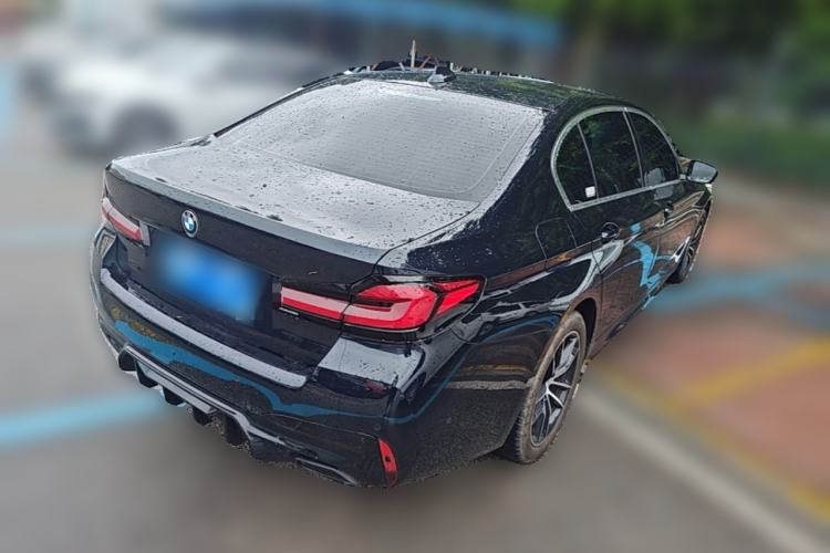 Used BMW 5 Series 2022 Second Facelift 525Li M Sport Package Rear Right 45 Deg