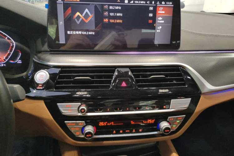 Used BMW 5 Series 2022 Restyled 525i M Sport Package Audio And AC Panel