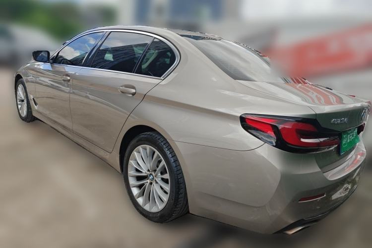 Used BMW 5 Series 2022 Second Facelift 525Li Luxury Package Rear Left 45 Deg