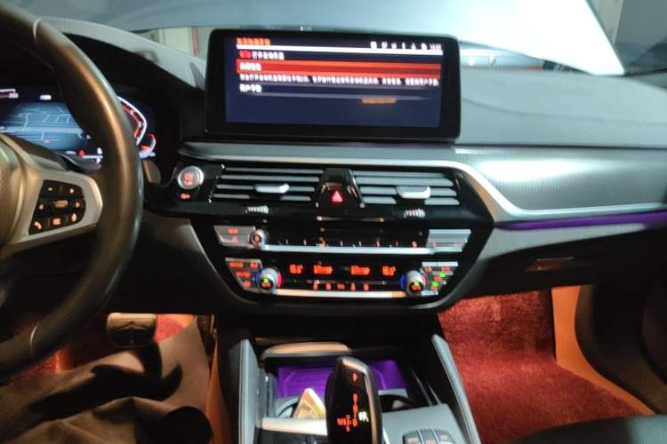 Used BMW 5 Series 2022 Restyled 525i M Sport Package Audio And AC Panel