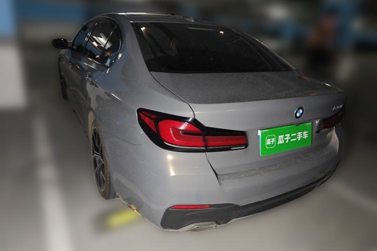 Used BMW 5 Series 2022 Second Facelift 530Li Luxury Version M Sport Package Rear Left 45 Deg