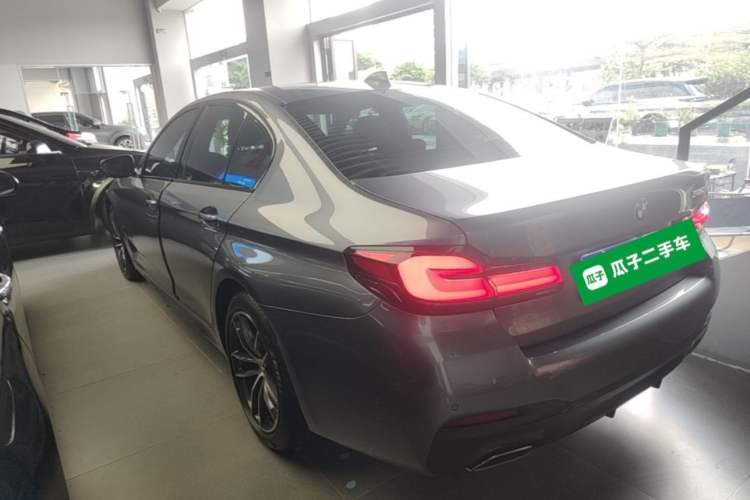 Used BMW 5 Series 2022 Restyled 525i M Sport Package Rear Left 45 Deg