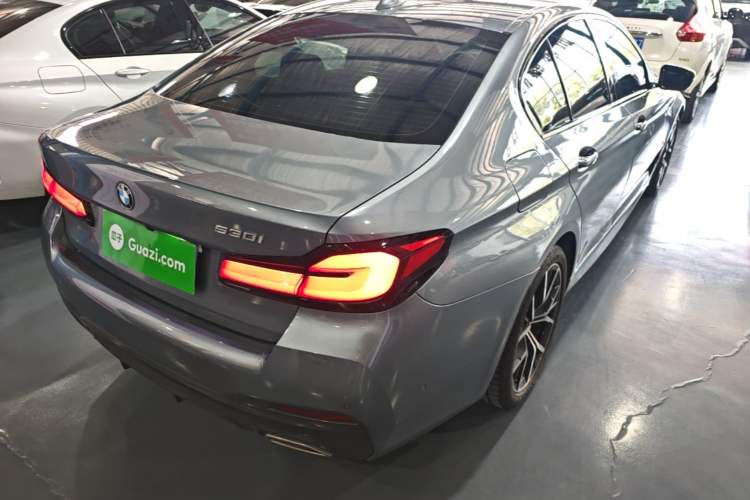 Used BMW 5 Series 2022 530i M Sport Package Rear Right 45 Deg