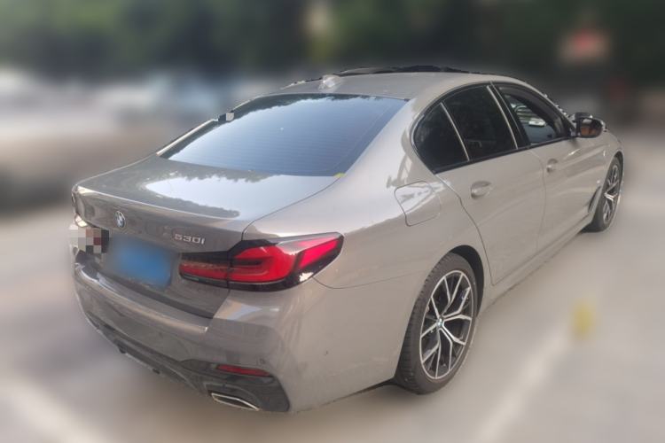 Used BMW 5 Series 2022 Restyled 530i Sport Line with M Sport Package Rear Right 45 Deg