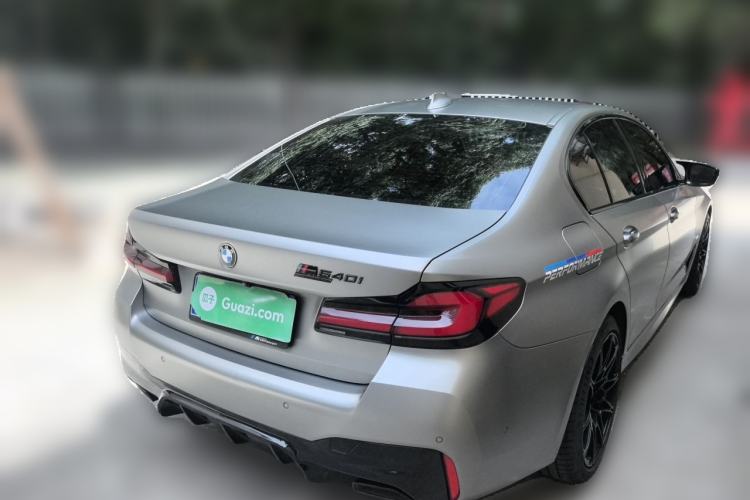 Used BMW 5 Series 2022 540i Sport Line M Sport Package Rear Right 45 Deg