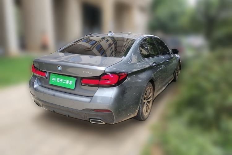 Used BMW 5 Series 2022 525i M Sport Package Rear Right 45 Deg