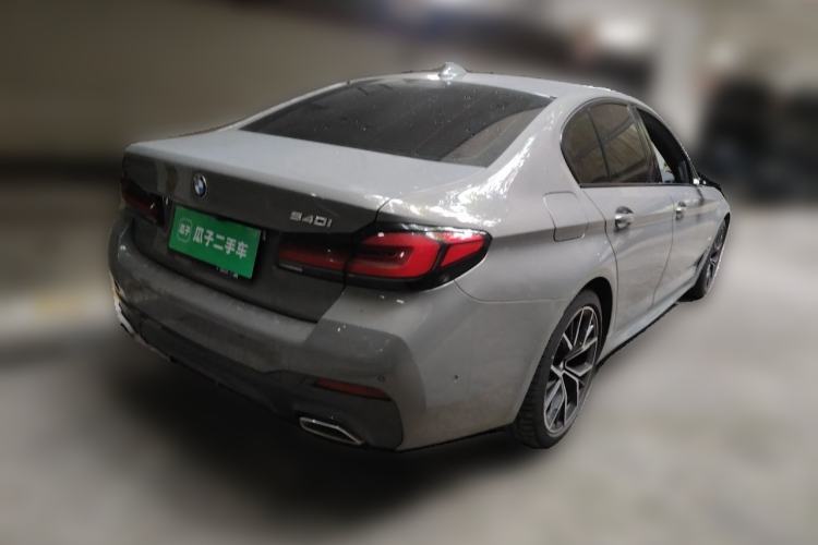 Used BMW 5 Series 2022 Updated 530i M Sport Package Rear Right 45 Deg