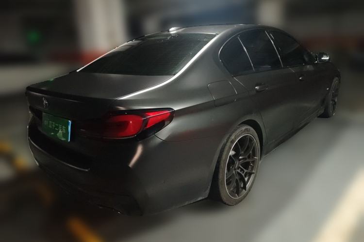 Used BMW 5 Series 2022 540i Sport Line M Sport Package Rear Right 45 Deg