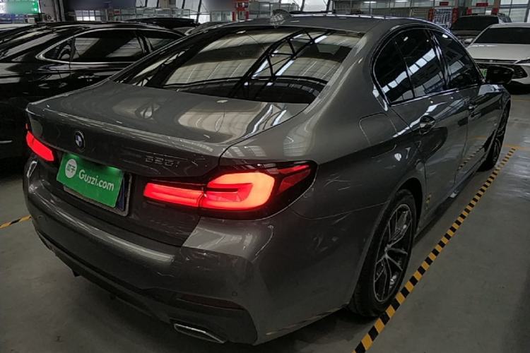 Used BMW 5 Series 2022 Second Facelift 525i M Sport Package Rear Right 45 Deg