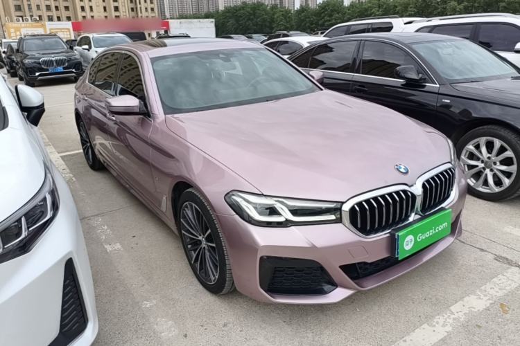 Used BMW 5 Series 2022 Second Facelift 530Li Leading Edition M Sport Package Front Right 45 Deg