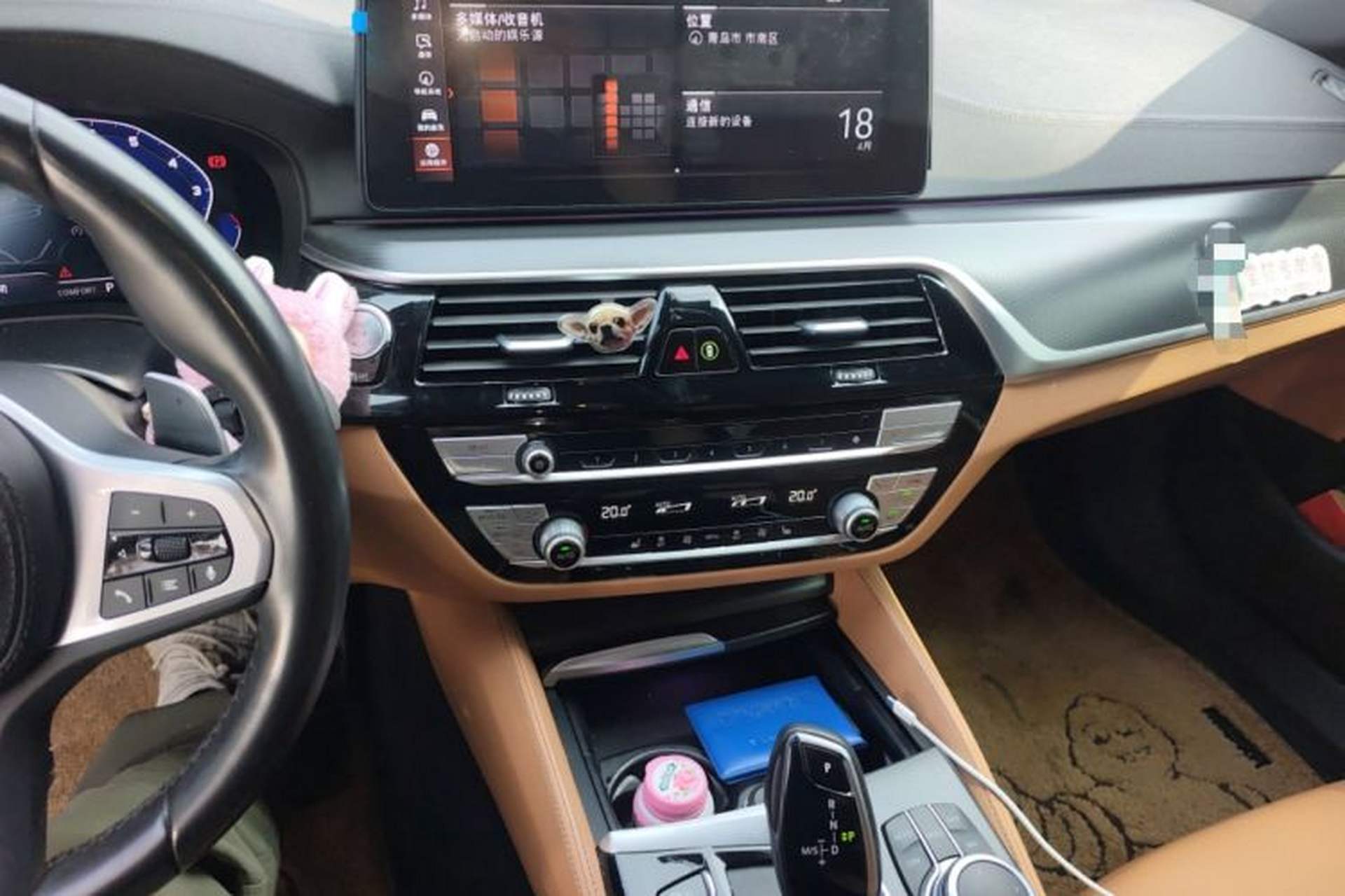 Used BMW 5 Series 2022 Restyled 530i Sport Line with M Sport Package Audio And AC Panel