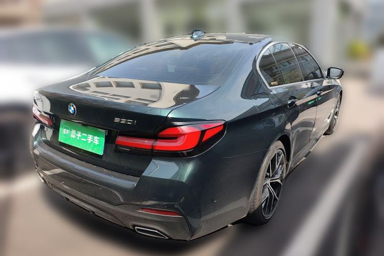 Used BMW 5 Series 2022 Restyled 530i Sport Line with M Sport Package Rear Right 45 Deg