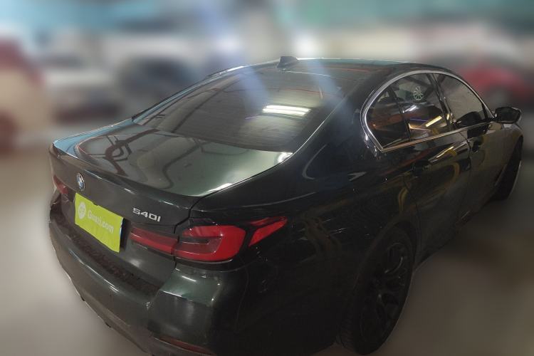 Used BMW 5 Series 2022 540i Sport Line M Sport Package Rear Right 45 Deg