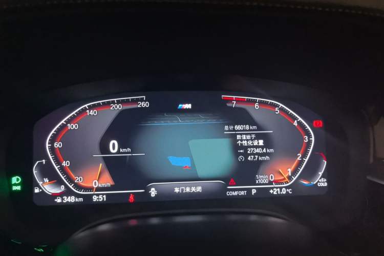 Used BMW 5 Series 2022 Restyled 530Li Leading Edition M Sport Package Instrument Cluster
