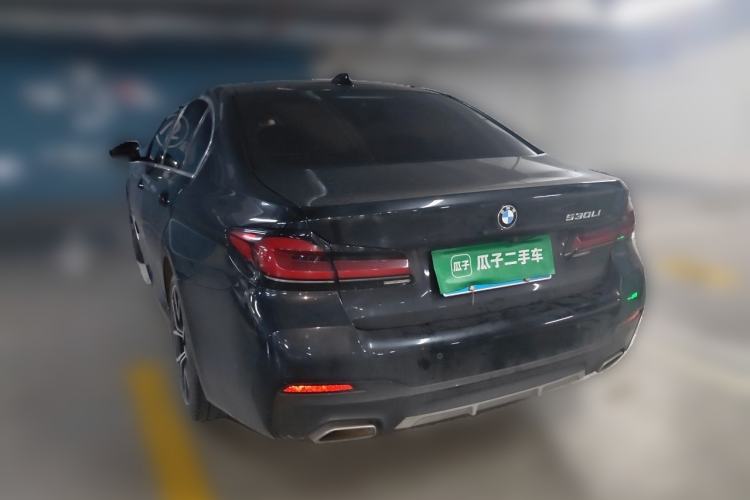 Used BMW 5 Series 2022 Second Facelift 530Li Luxury Version M Sport Package Rear Left 45 Deg