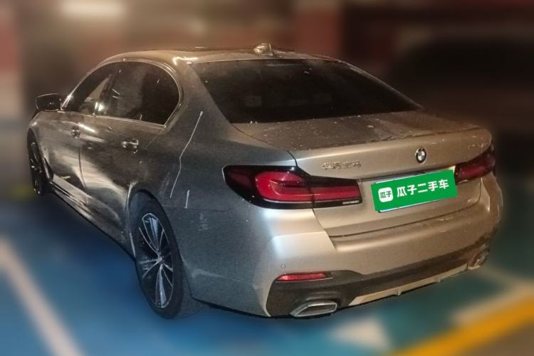 Used BMW 5 Series 2022 Second Facelift 530Li Leading Edition M Sport Package Rear Left 45 Deg