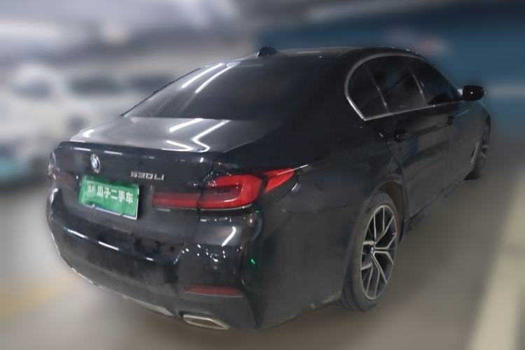 Used BMW 5 Series 2022 Second Facelift 530Li Luxury Version M Sport Package Rear Right 45 Deg