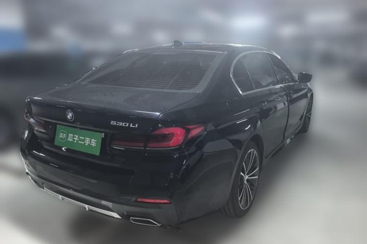 Used BMW 5 Series 2022 Restyled 530Li Leading Edition M Sport Package Rear Right 45 Deg