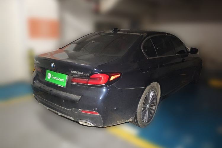 Used BMW 5 Series 2022 Second Facelift 530Li Leading Edition M Sport Package Rear Right 45 Deg