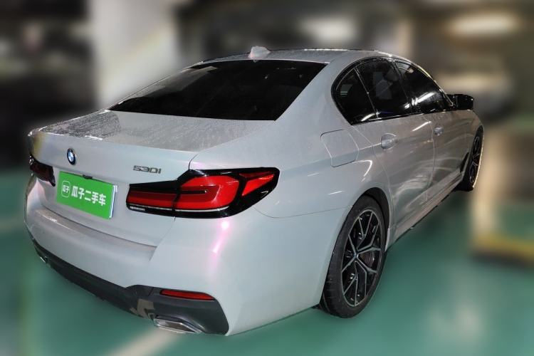 Used BMW 5 Series 2022 530i M Sport Package Rear Right 45 Deg