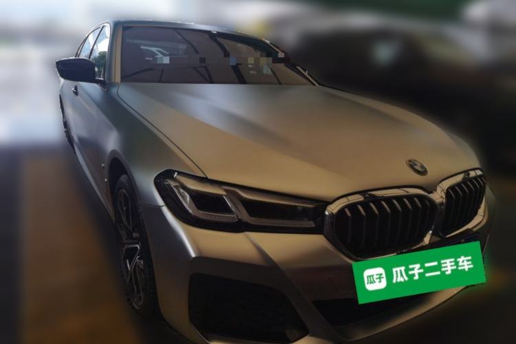Used BMW 5 Series 2022 Second Facelift 530Li Luxury Version M Sport Package Front Right 45 Deg