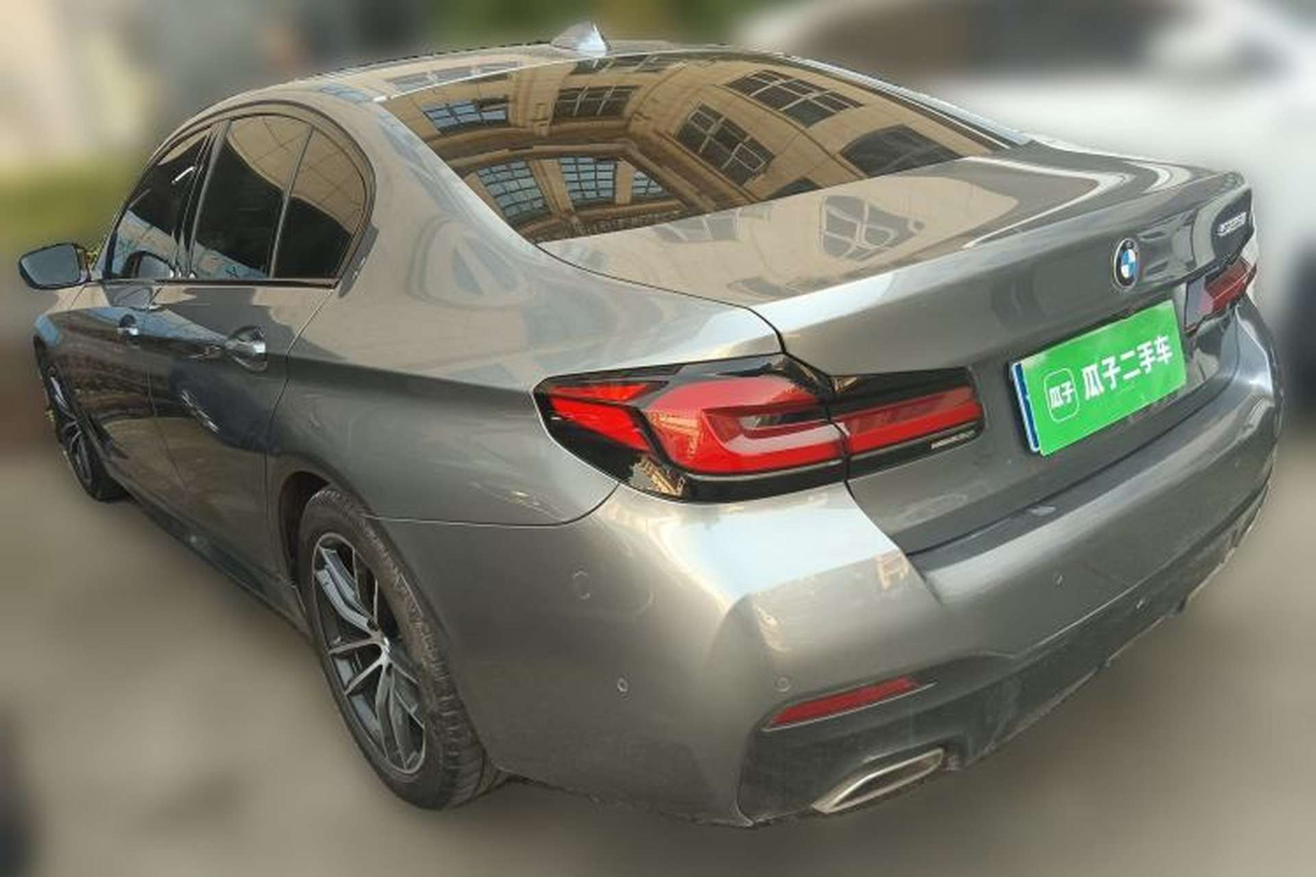 Used BMW 5 Series 2022 525i M Sport Package Rear Left 45 Deg