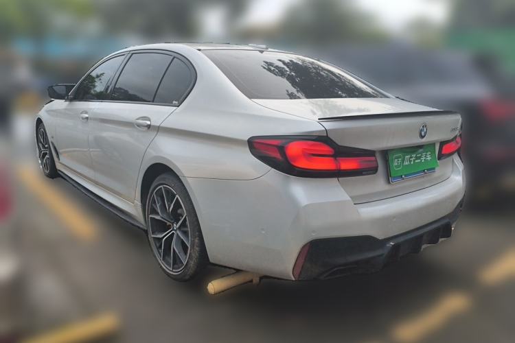 Used BMW 5 Series 2022 Second Facelift 530Li Luxury Version M Sport Package Rear Left 45 Deg