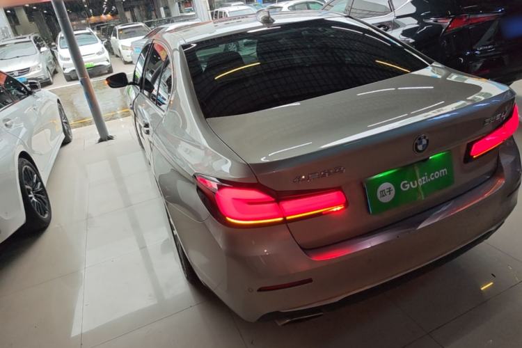 Used BMW 5 Series 2022 Second Facelift 525Li Luxury Package Rear Left 45 Deg