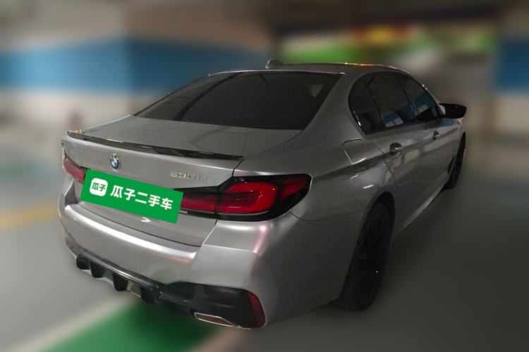 Used BMW 5 Series 2022 Second Facelift 530Li Luxury Version M Sport Package Rear Right 45 Deg