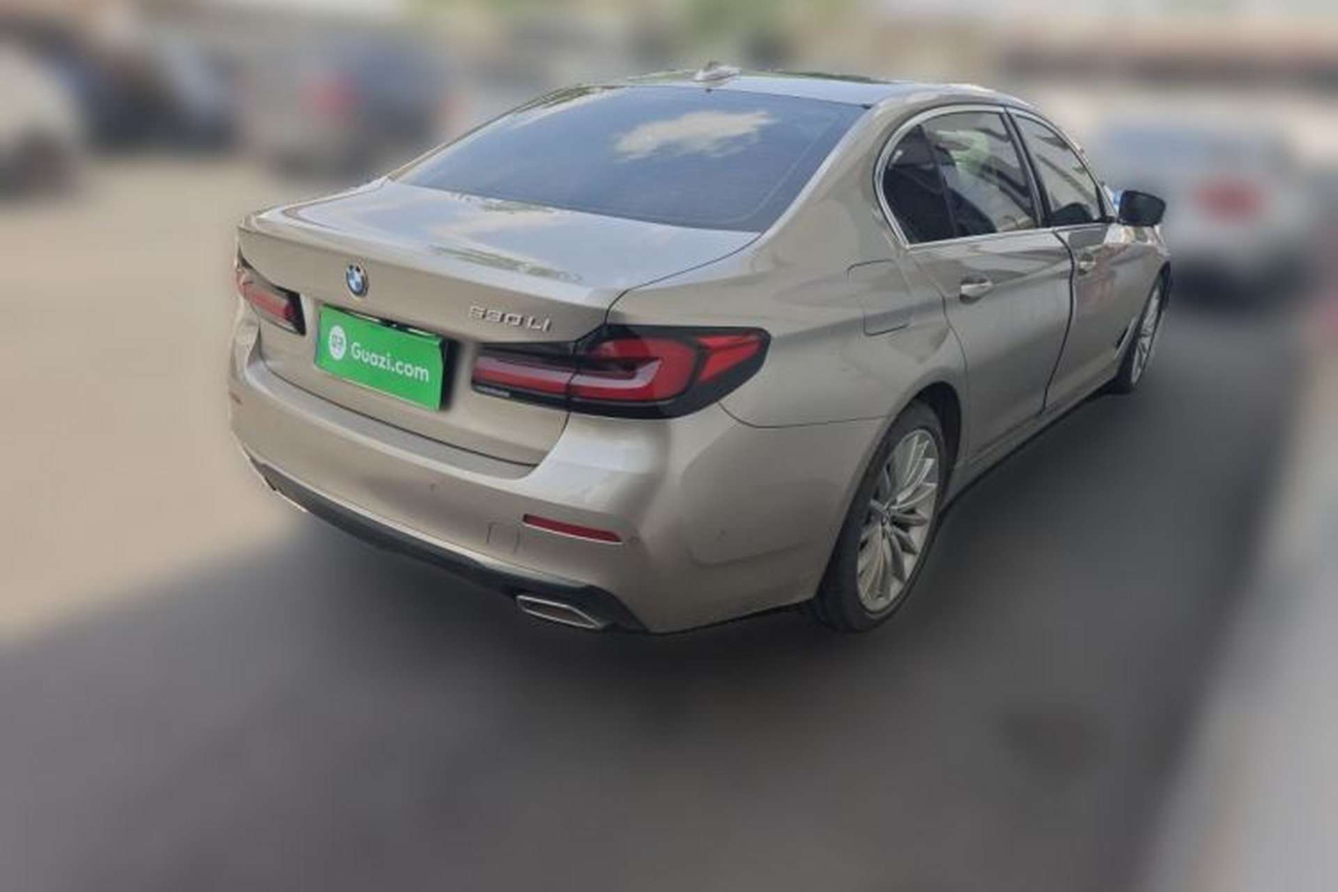 Used BMW 5 Series 2022 Updated 530Li Luxury Edition Premium Package Rear Right 45 Deg