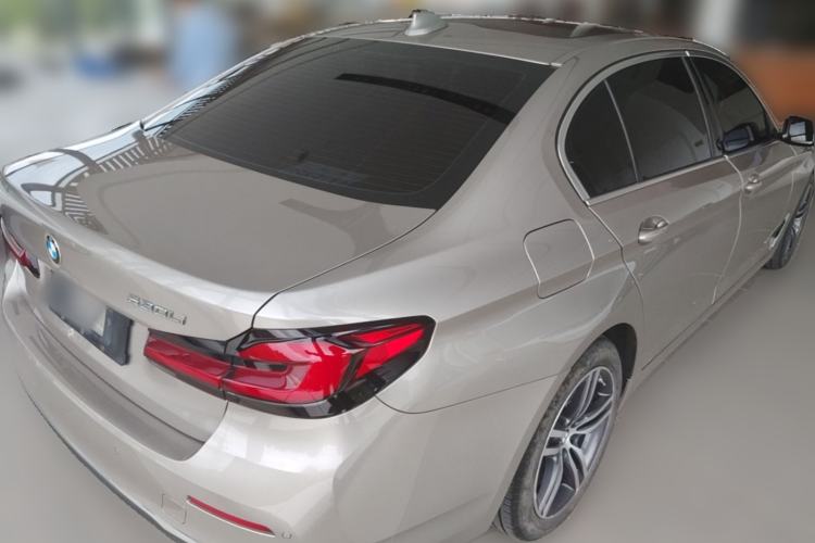 Used BMW 5 Series 2022 Updated 530Li Leading Edition Luxury Package Rear Right 45 Deg
