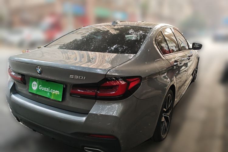 Used BMW 5 Series 2022 Second Facelift 530i M Sport Package Rear Right 45 Deg