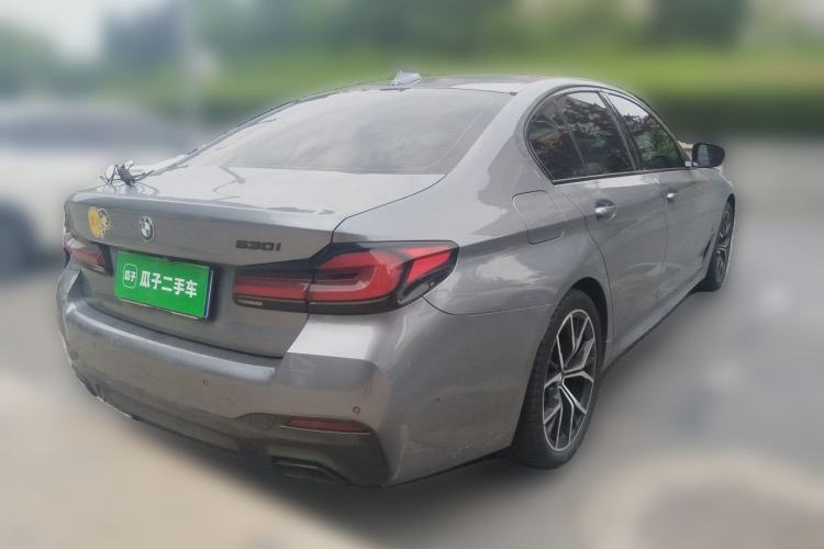 Used BMW 5 Series 2022 Updated 530i M Sport Package Rear Right 45 Deg