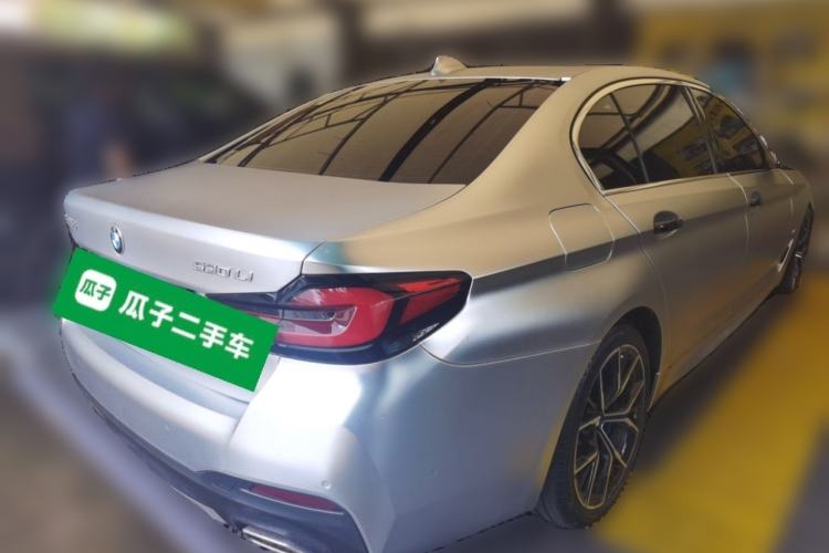 Used BMW 5 Series 2022 Second Facelift 530Li Luxury Version M Sport Package Rear Right 45 Deg