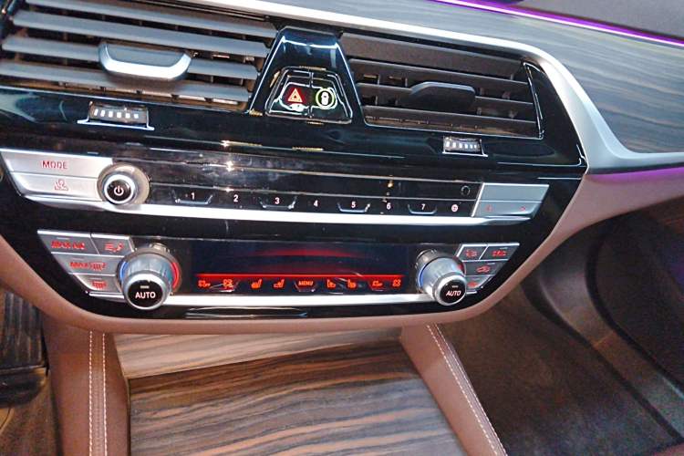 Used BMW 5 Series 2022 Second Facelift 530Li Luxury Edition Premium Package Audio And AC Panel