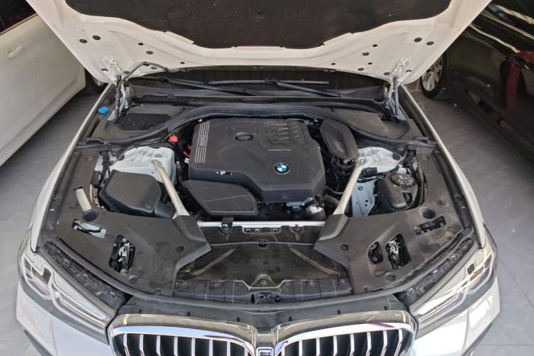 Used BMW 5 Series 2022 Second Facelift 525Li M Sport Package Engine Bay