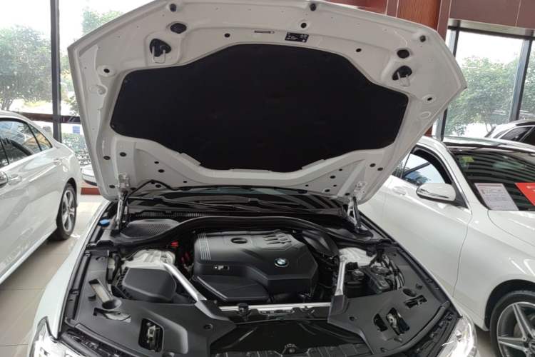 Used BMW 5 Series 2022 Second Facelift 530Li Luxury Version M Sport Package Engine Bay