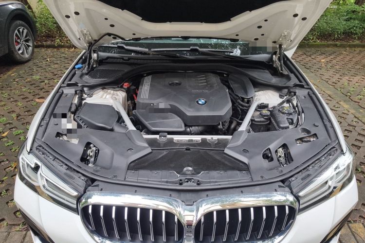 Used BMW 5 Series 2022 Revised Version 3 530Li Luxury Edition M Sport Package Engine Bay