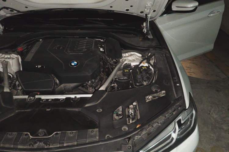 Used BMW 5 Series 2022 Second Facelift 530Li Leading Edition Luxury Package Engine Bay Left