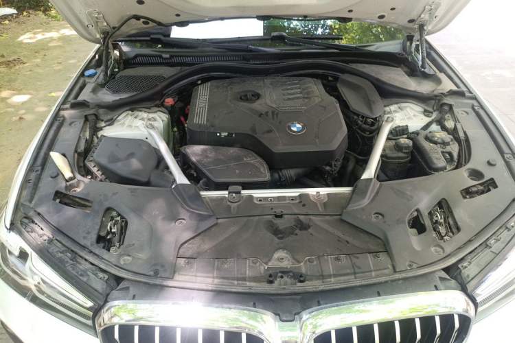 Used BMW 5 Series 2022 Second Facelift 530Li Luxury Version M Sport Package Engine Bay
