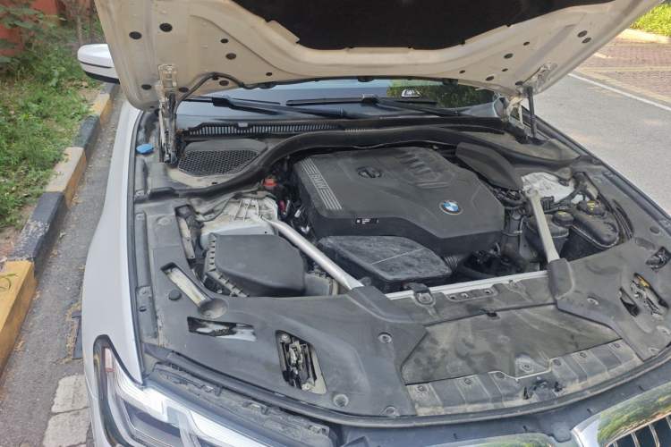 Used BMW 5 Series 2022 Second Facelift 530Li Leading Edition Luxury Package Engine Bay Right