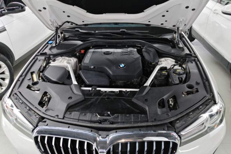Used BMW 5 Series 2022 Second Facelift 530Li Leading Edition M Sport Package Engine Bay