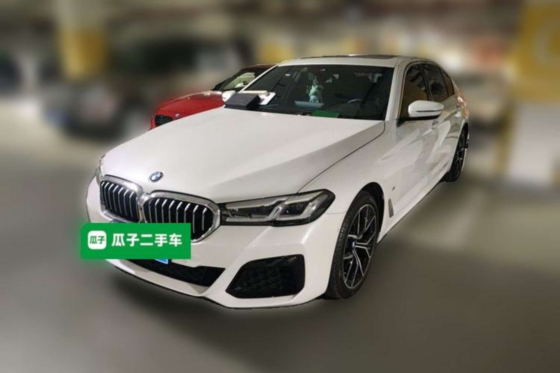 Used BMW 5 Series 2022 Second Facelift 530Li Luxury Version M Sport Package Front Left 45 Deg