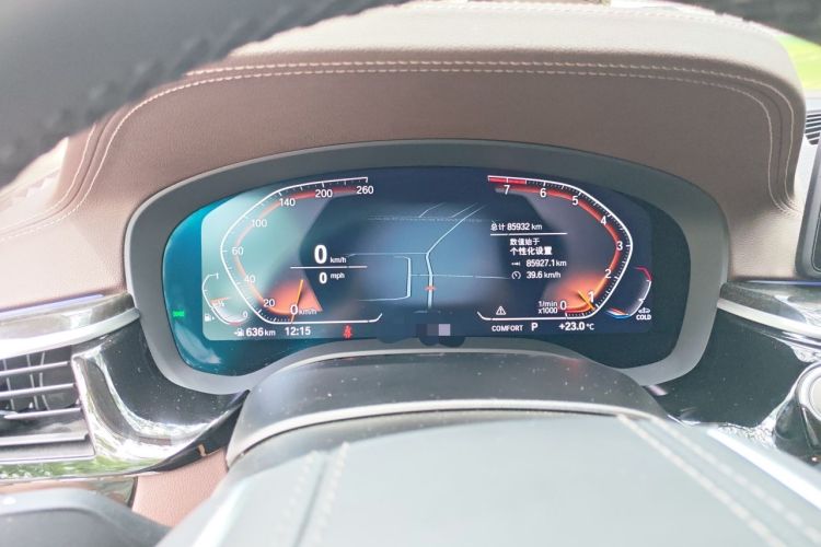 Used BMW 5 Series 2022 Second Facelift 525Li Luxury Package Instrument Cluster