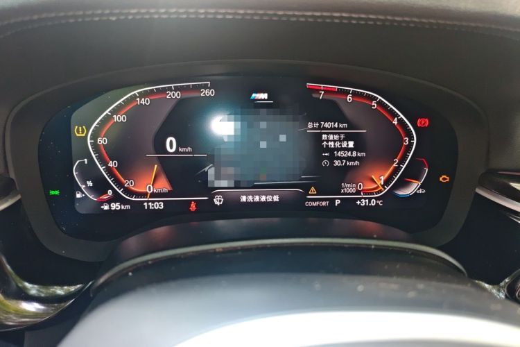 Used BMW 5 Series 2022 Second Facelift 525Li M Sport Package Instrument Cluster