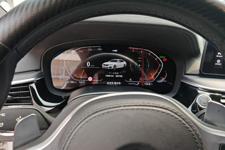 Used BMW 5 Series 2022 Second Facelift 530Li Luxury Version M Sport Package Instrument Cluster